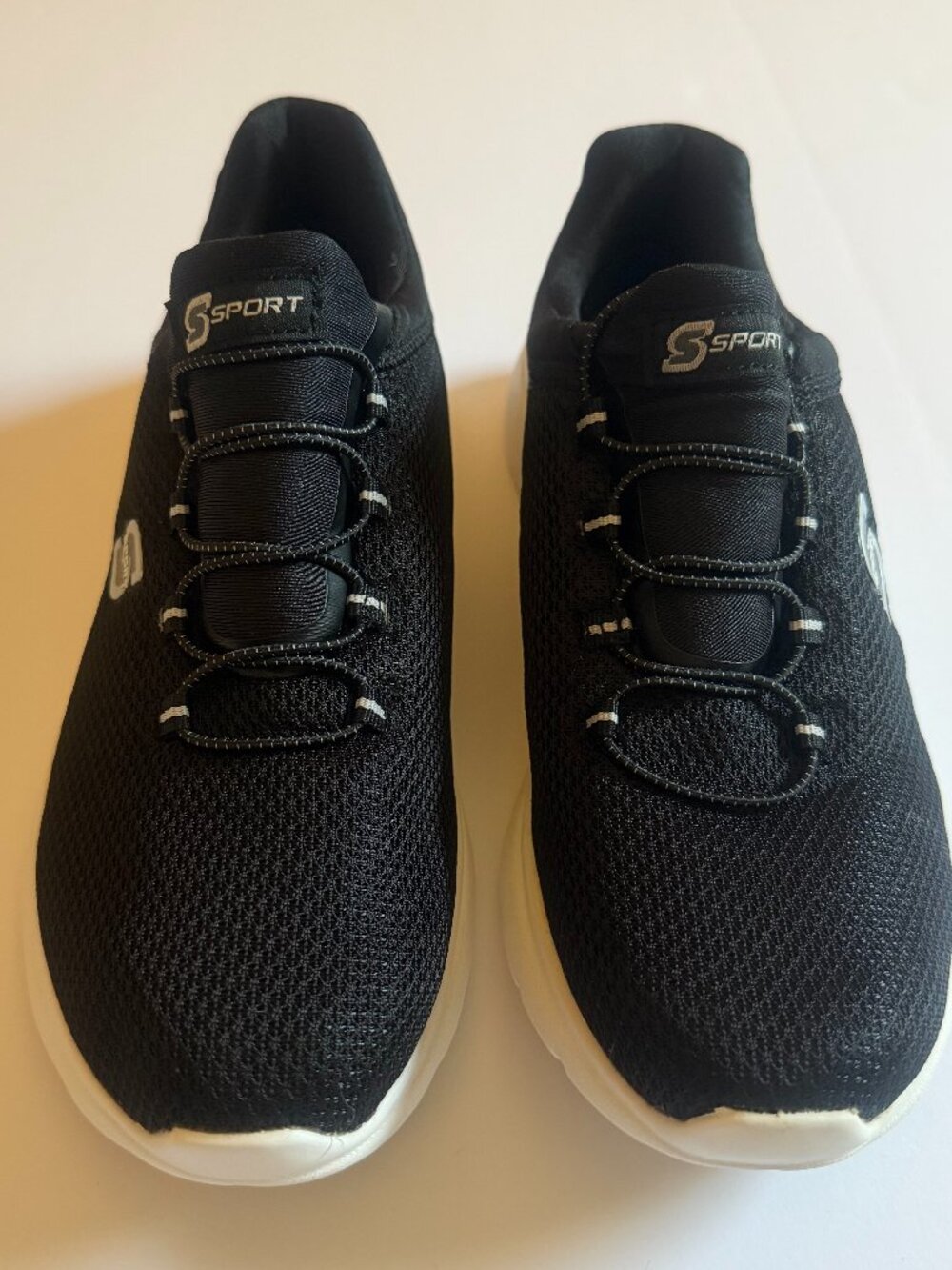 Sketchers Black Slip-On Running Shoes W 9 1/2